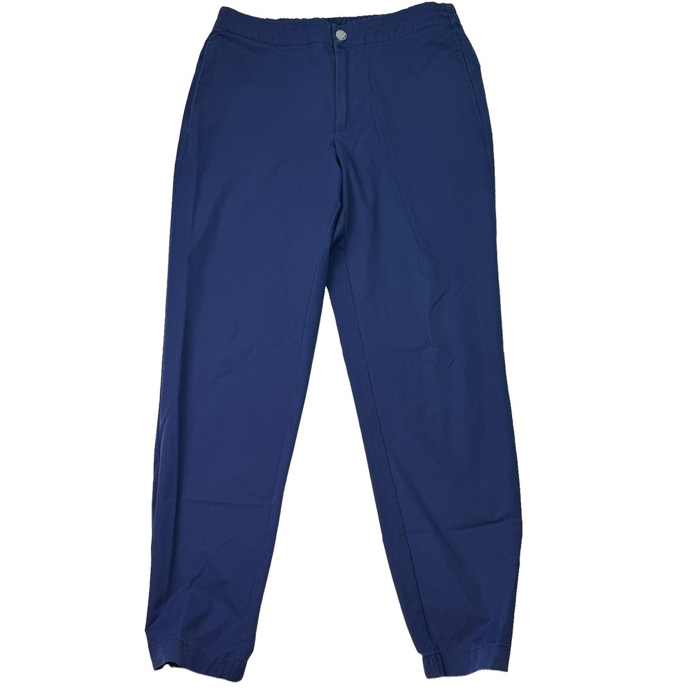 Banana Republic City Pants Mens 32x30 Navy Blue Activewear Performance Tech Golf